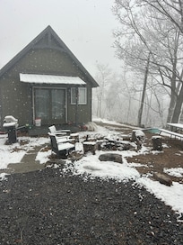 the morning we left- very different then the previous 2 days!