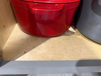 Mouse poop in cupboard