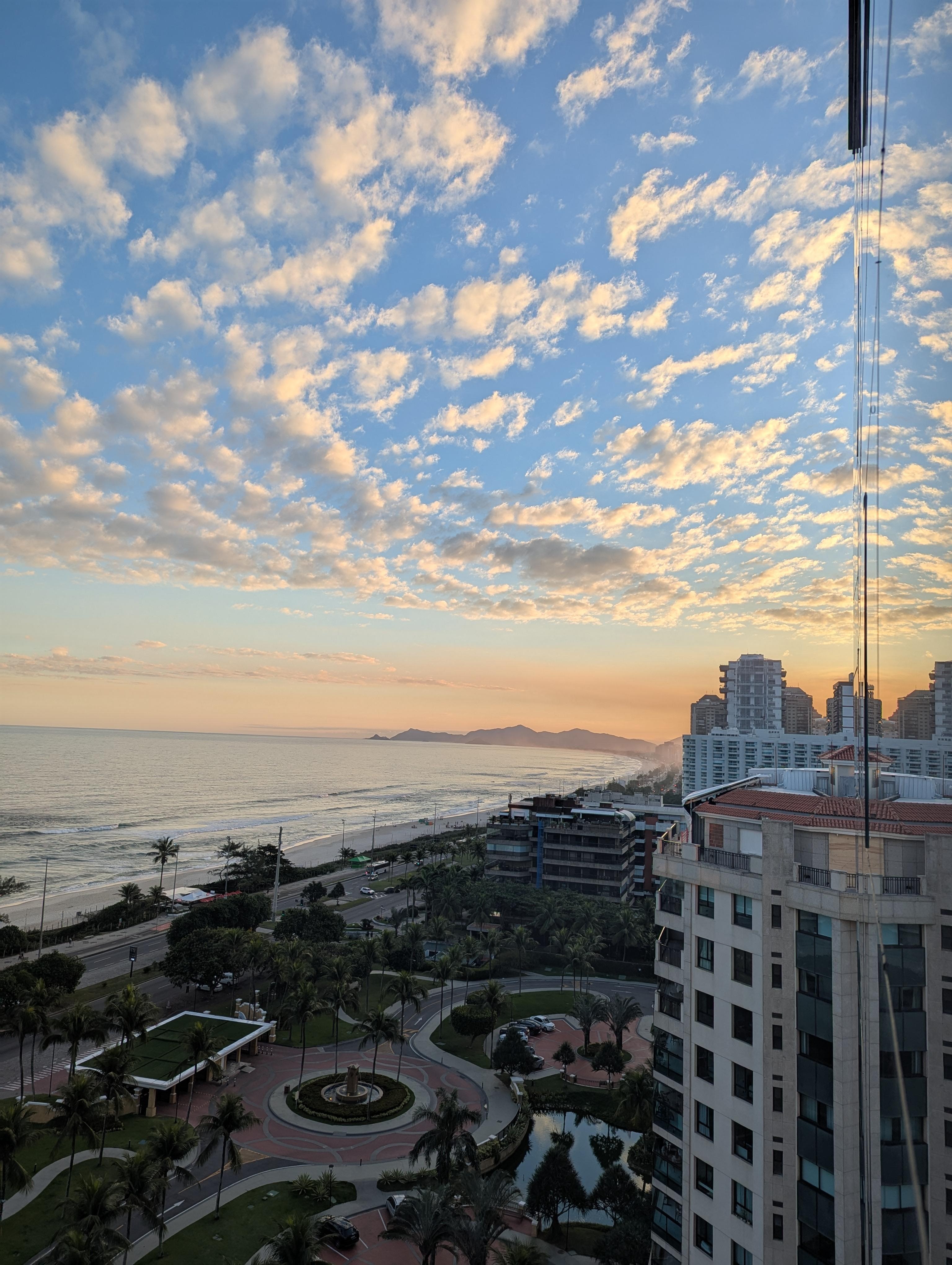 Por do sol mágico 