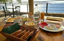 Breakfast with a view! Our reservation came with the option to choose an item from 3 categories: beverage, hot (eggs), and side (yogurt, fruit, toast, etc.)