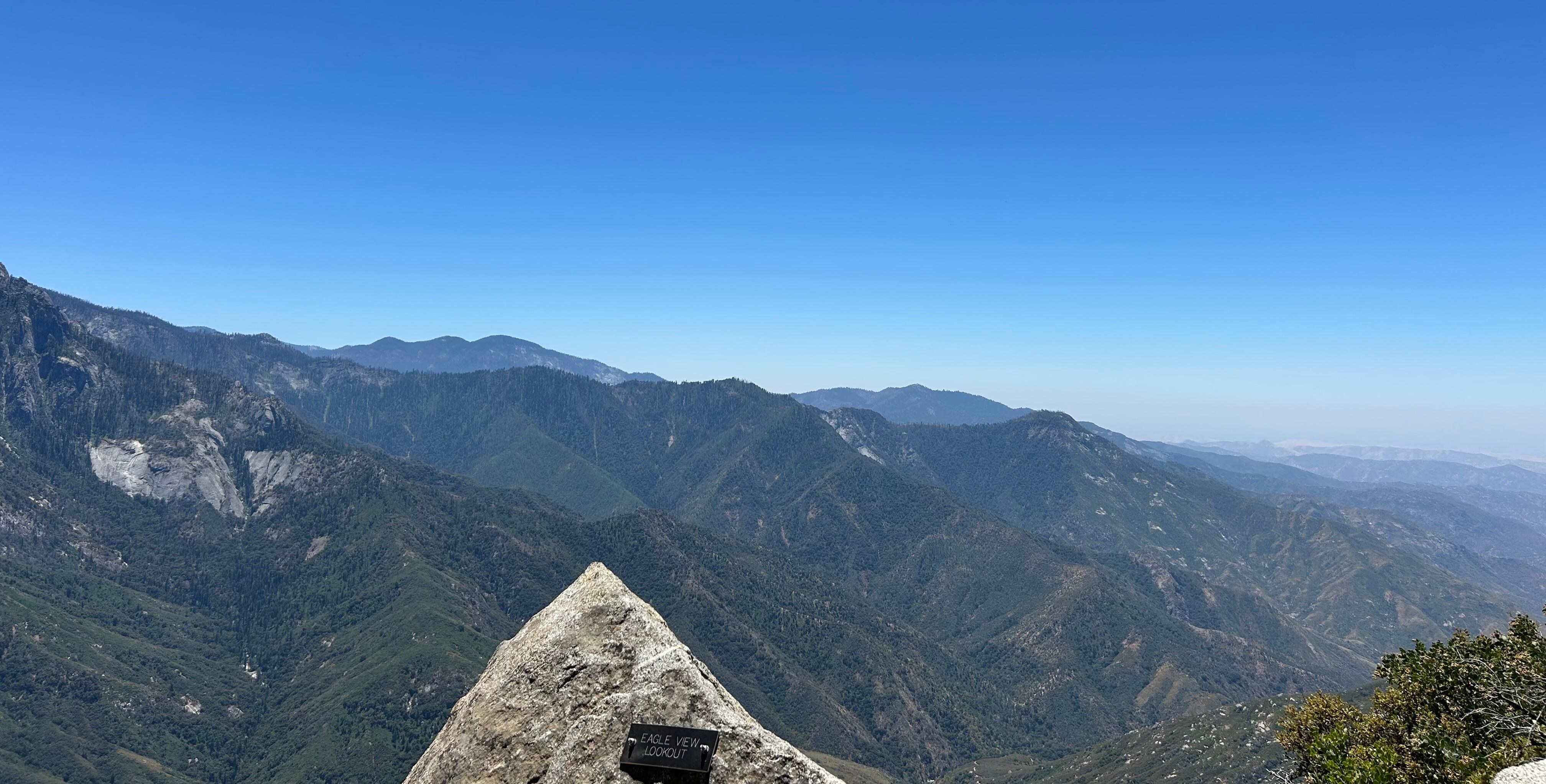 View from Eagle View Trail lookout 