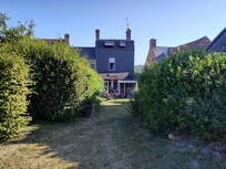 Blick auf das Haus von hinten