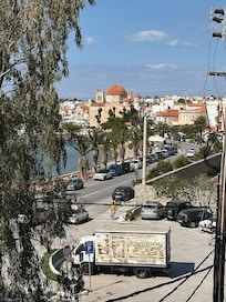 View of the town from balcony