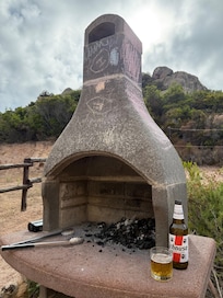 BBQ behind the house
