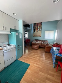 Spacious living area/ kitchen