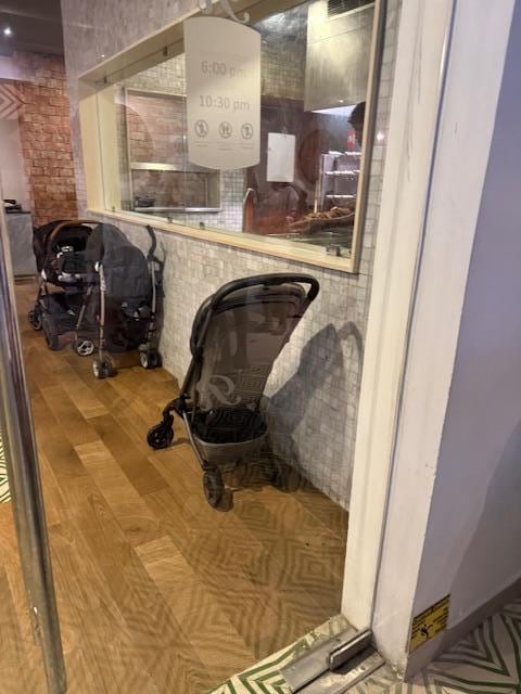 Meat being handled without gloves 