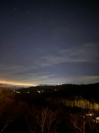 View from the back deck. Photos donât do it justice