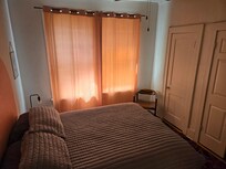 Bed was comfortable and plenty of closet space.