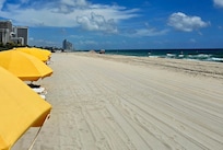 On the beach