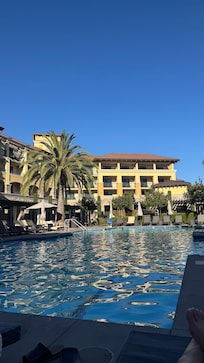 Tip, visit the family pool during evenings much more relaxing than the adult pool.