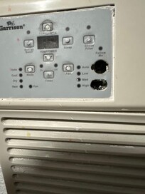 Heaters without buttons obviously won’t work. during winter, it was very cold in that room.