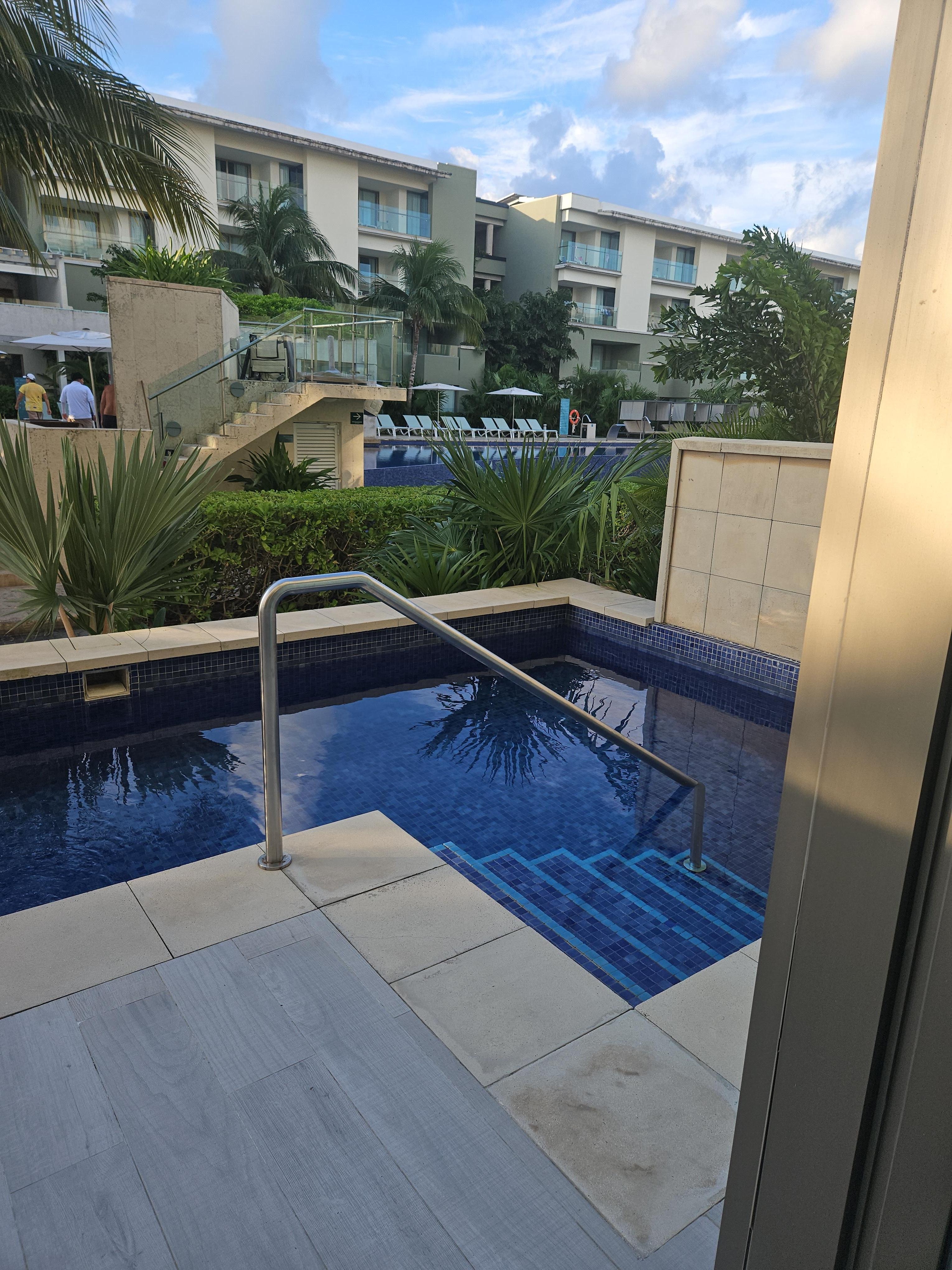 View from our swim out suite