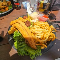 Seafood Platter at the marina resturant