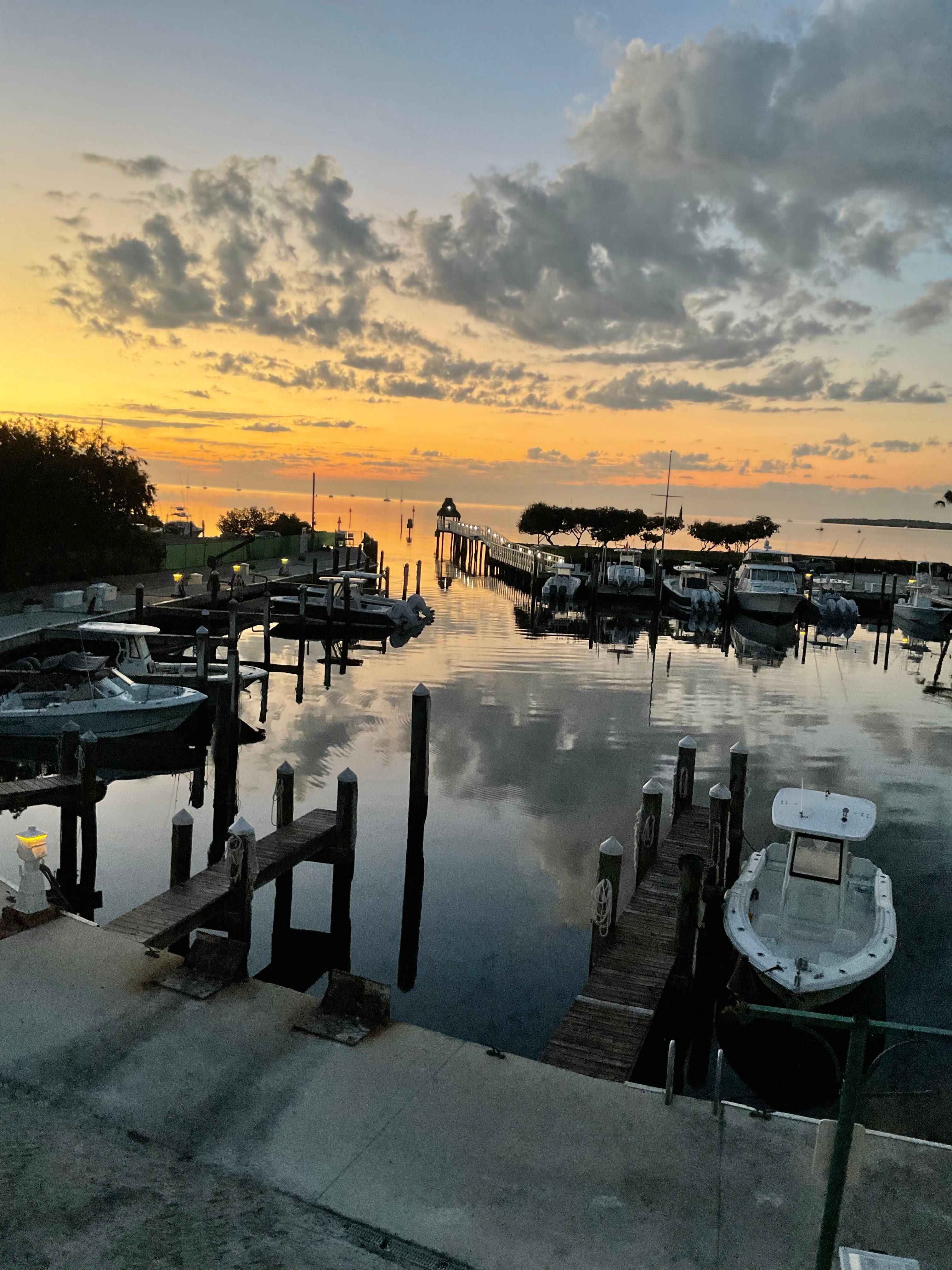 Our view at sunrise!