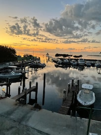 Our view at sunrise!