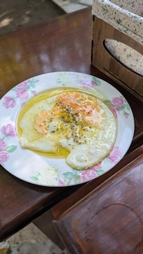 Eggs in local olive oil
