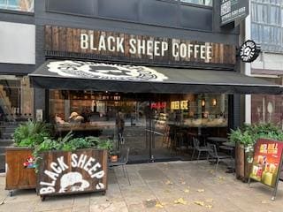 Coffee shop next to hotel