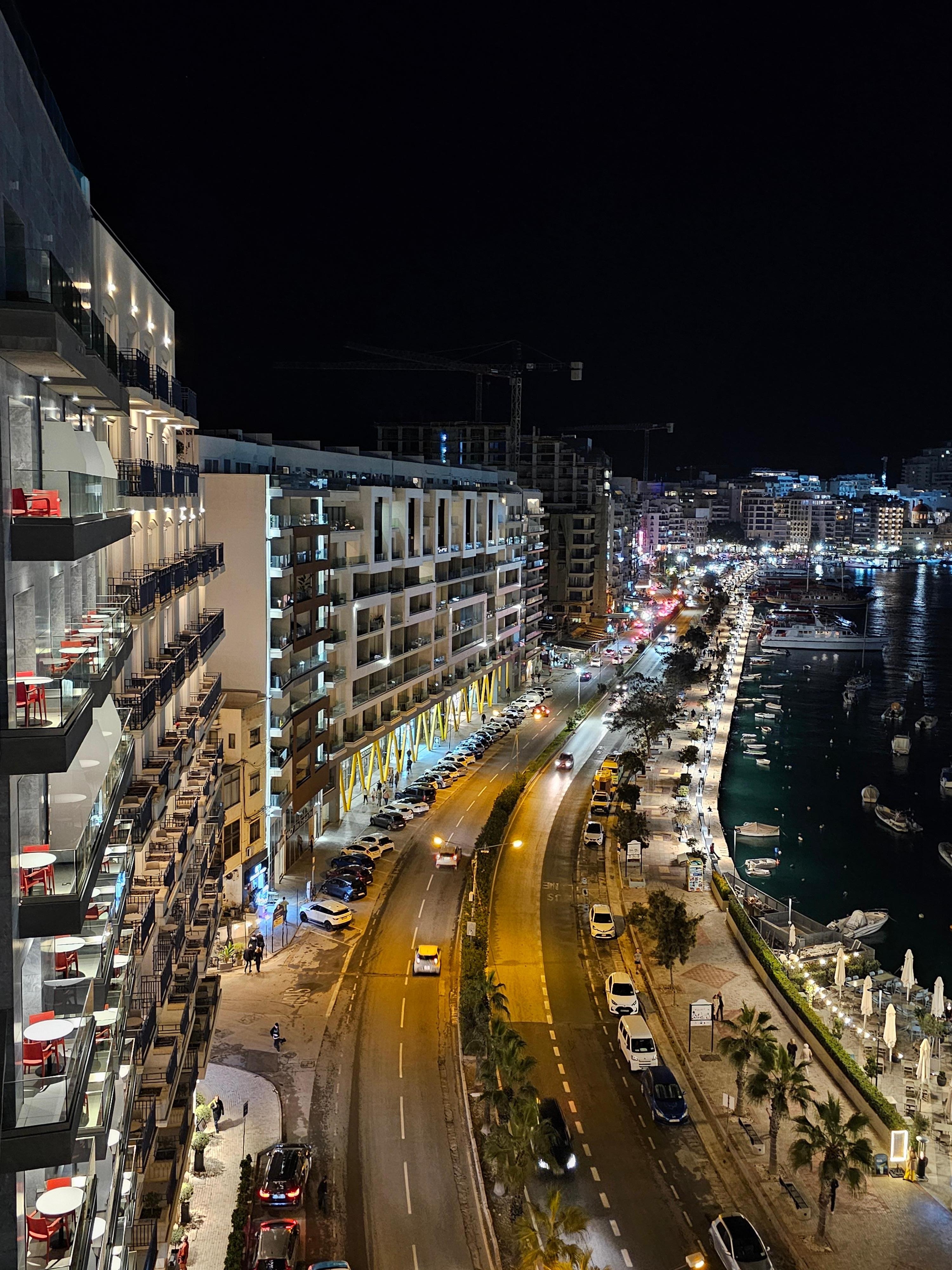 View from the 9th floor restaurant 