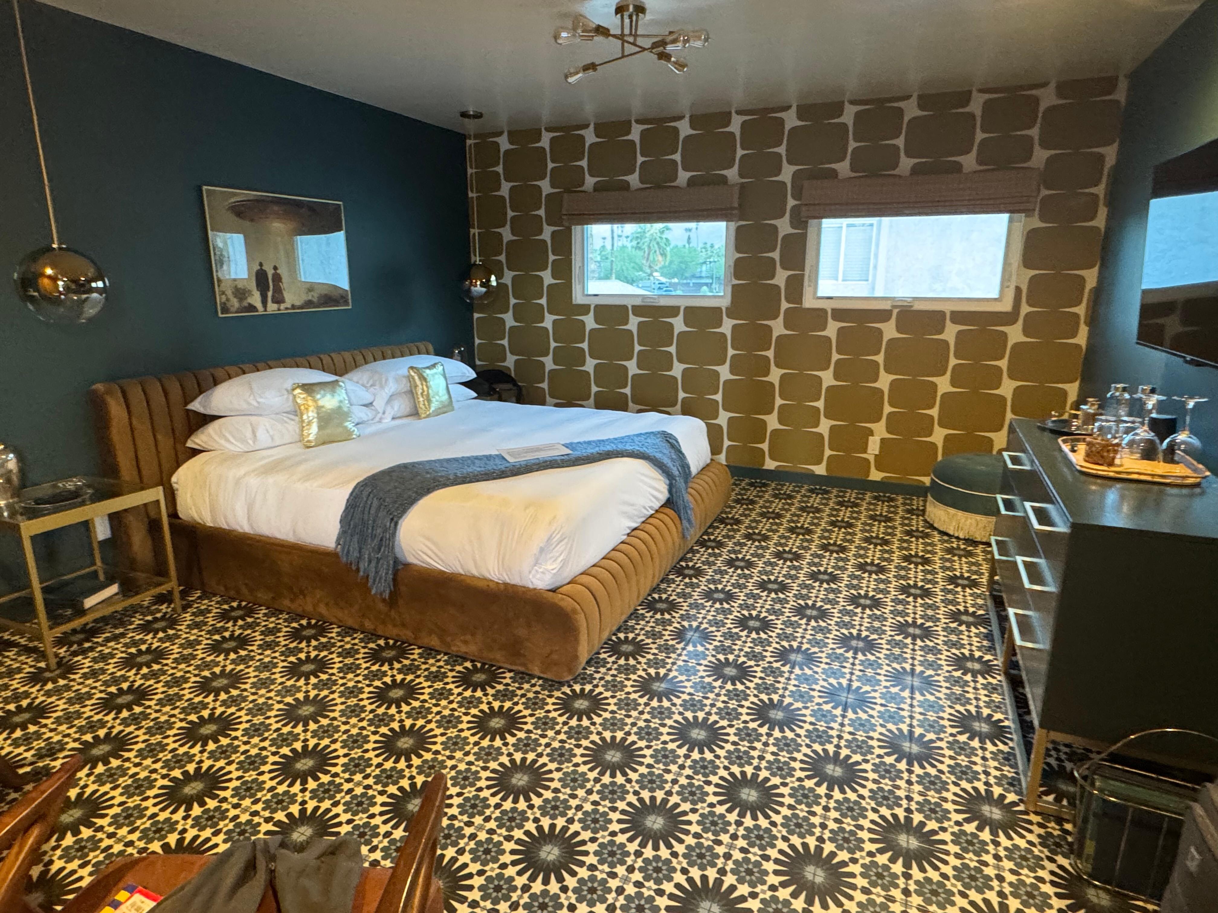 Les chambres , toutes différentes... Très vintage 