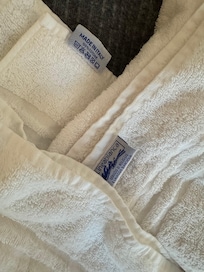 Thick cotton towels for all of us!