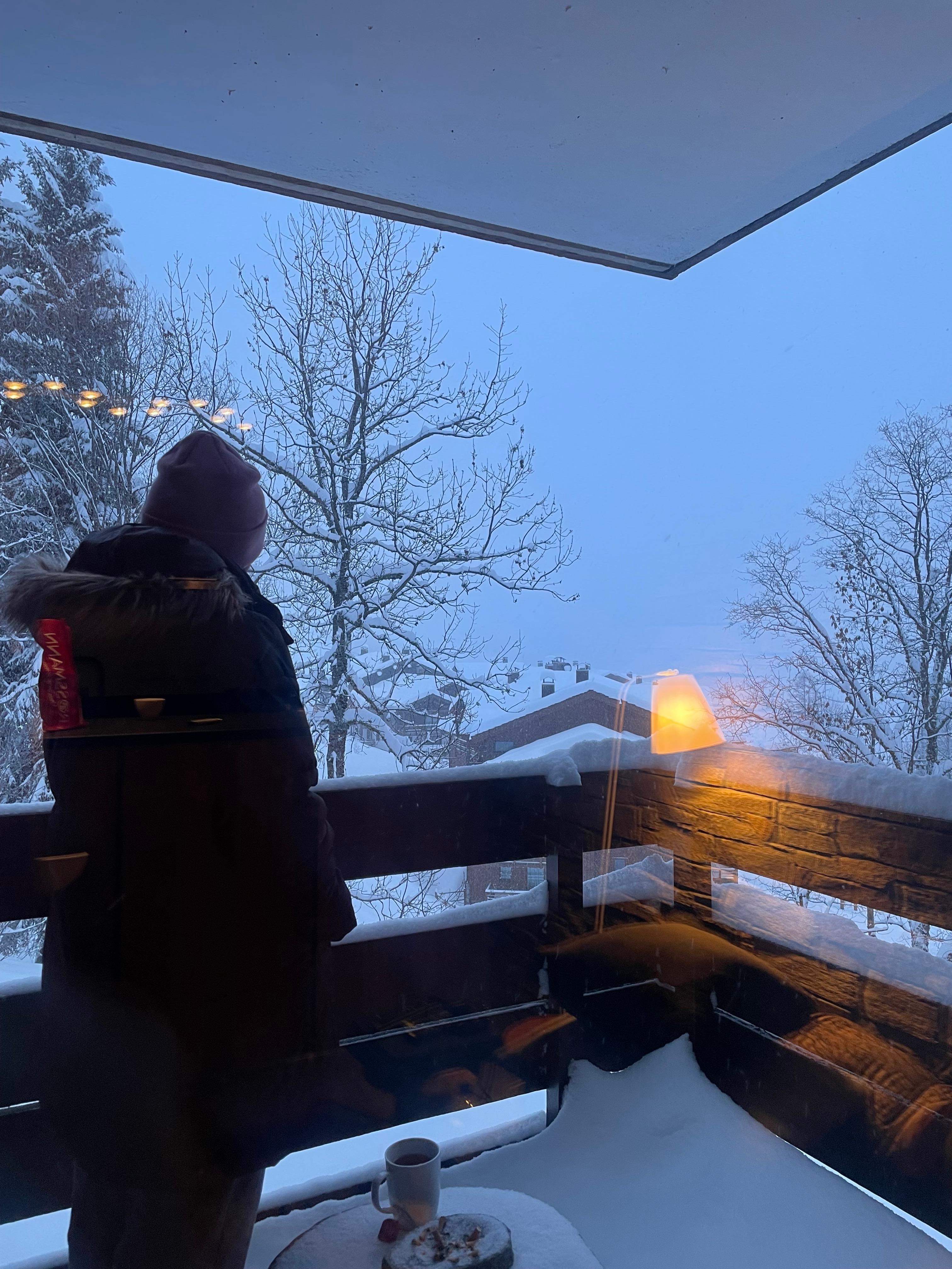 View from the balcony 