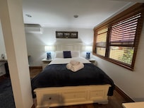 Super comfy bed with local charm