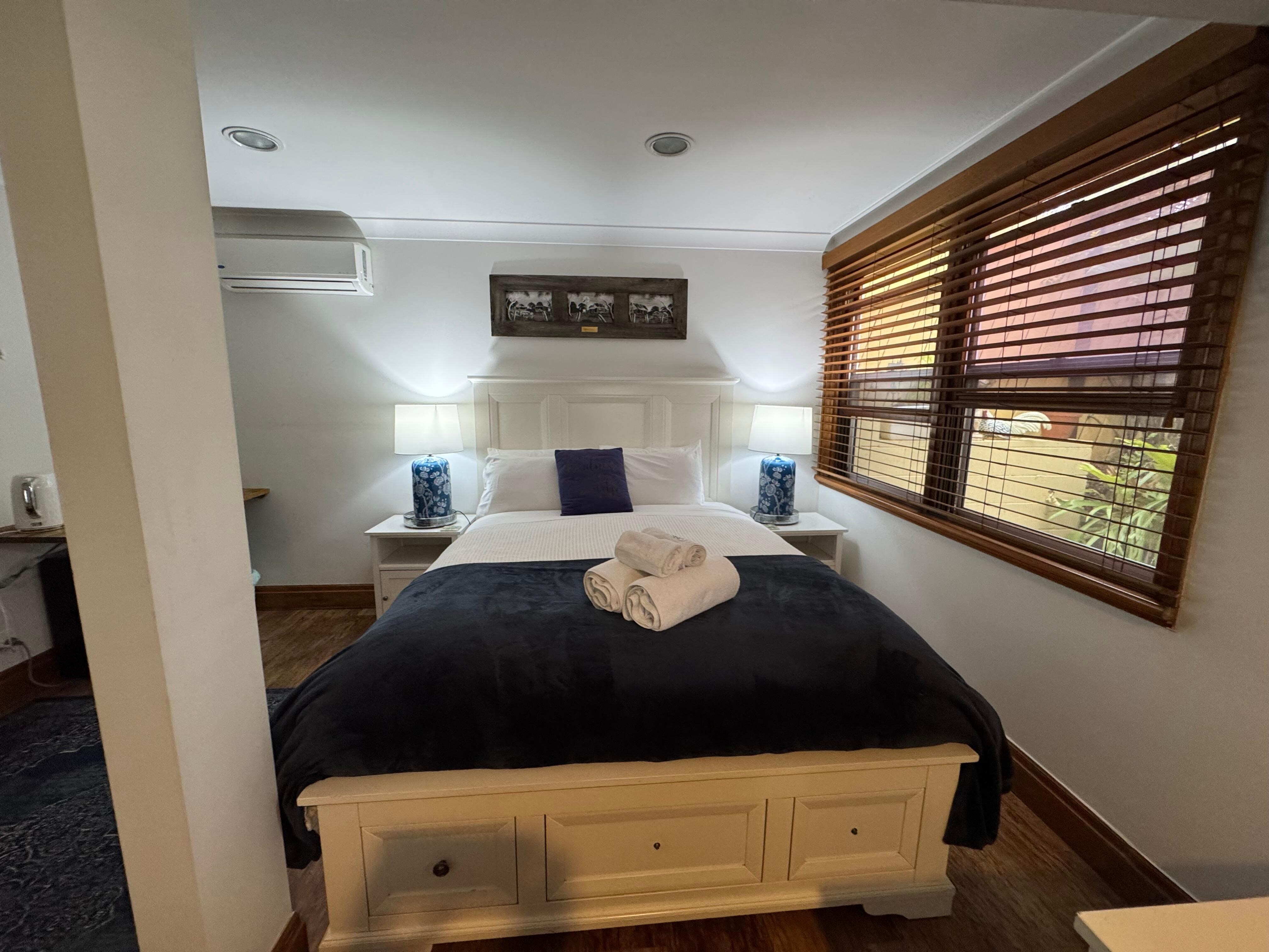 Super comfy bed with local charm