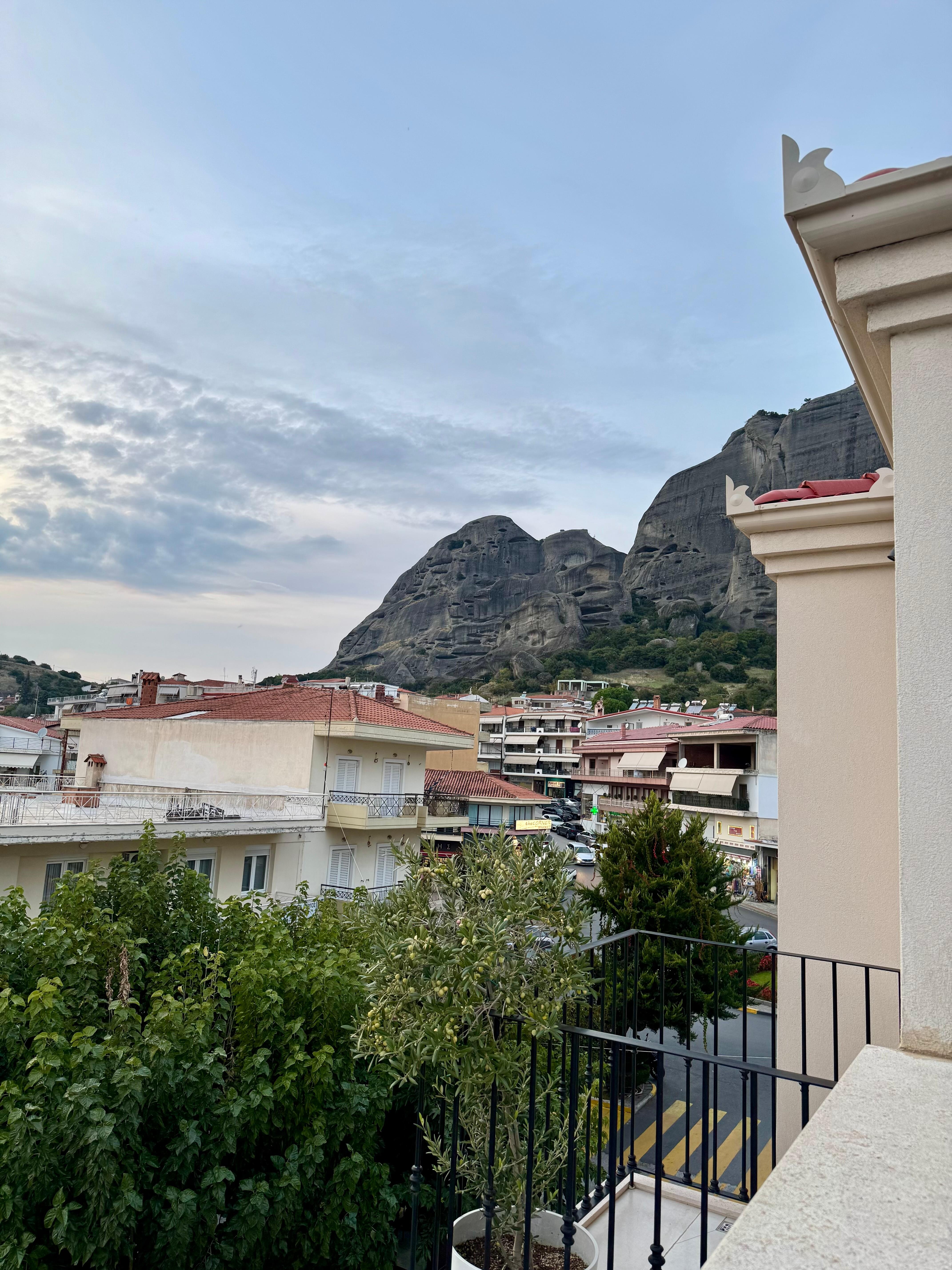 View from our 3rd-floor balcony