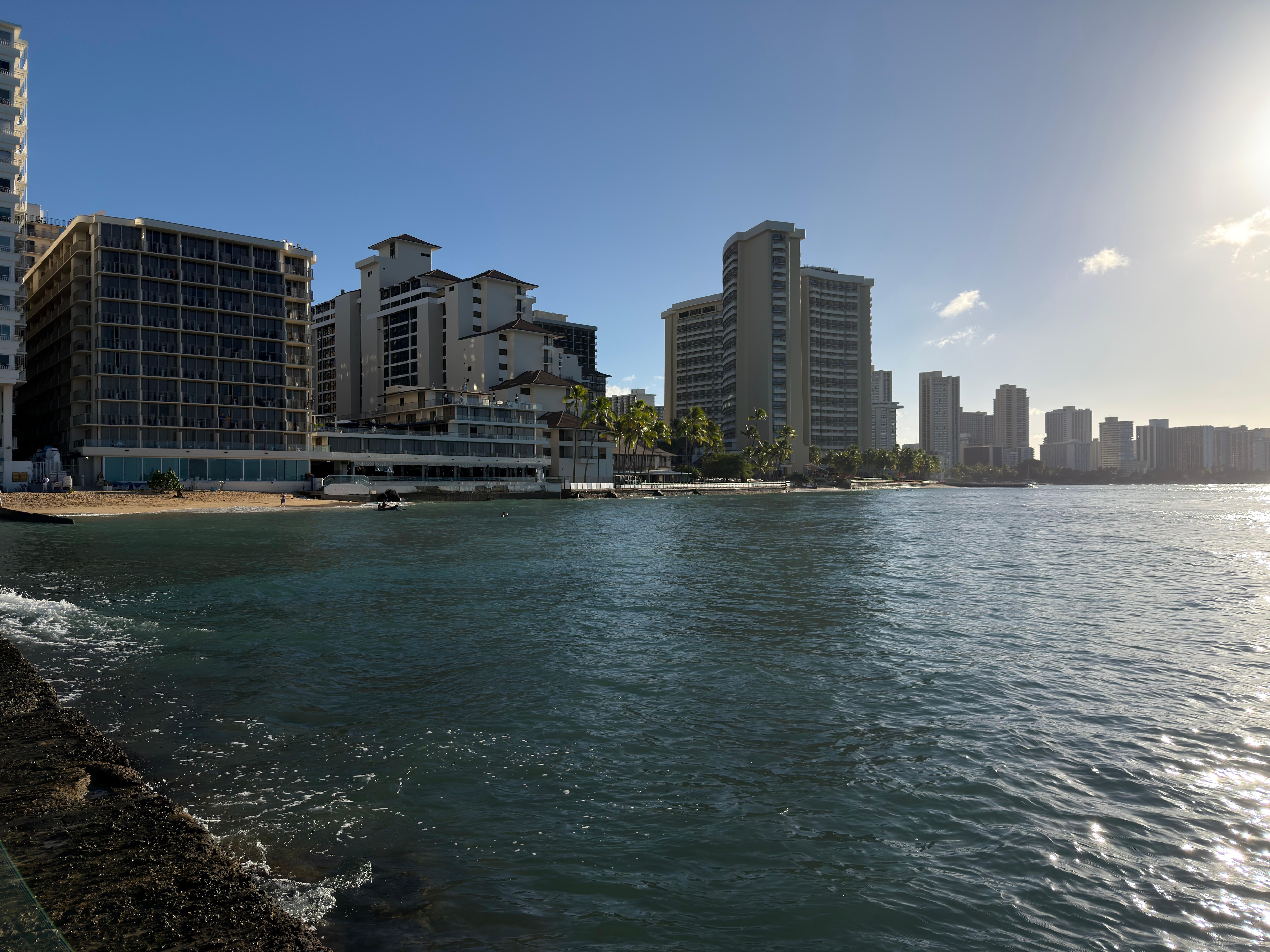 Views from Waikīkī beach