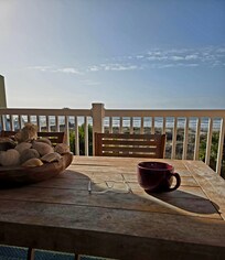 Main floor balcony view