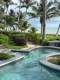 Pool right at the condo.