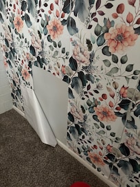 Wall was falling off