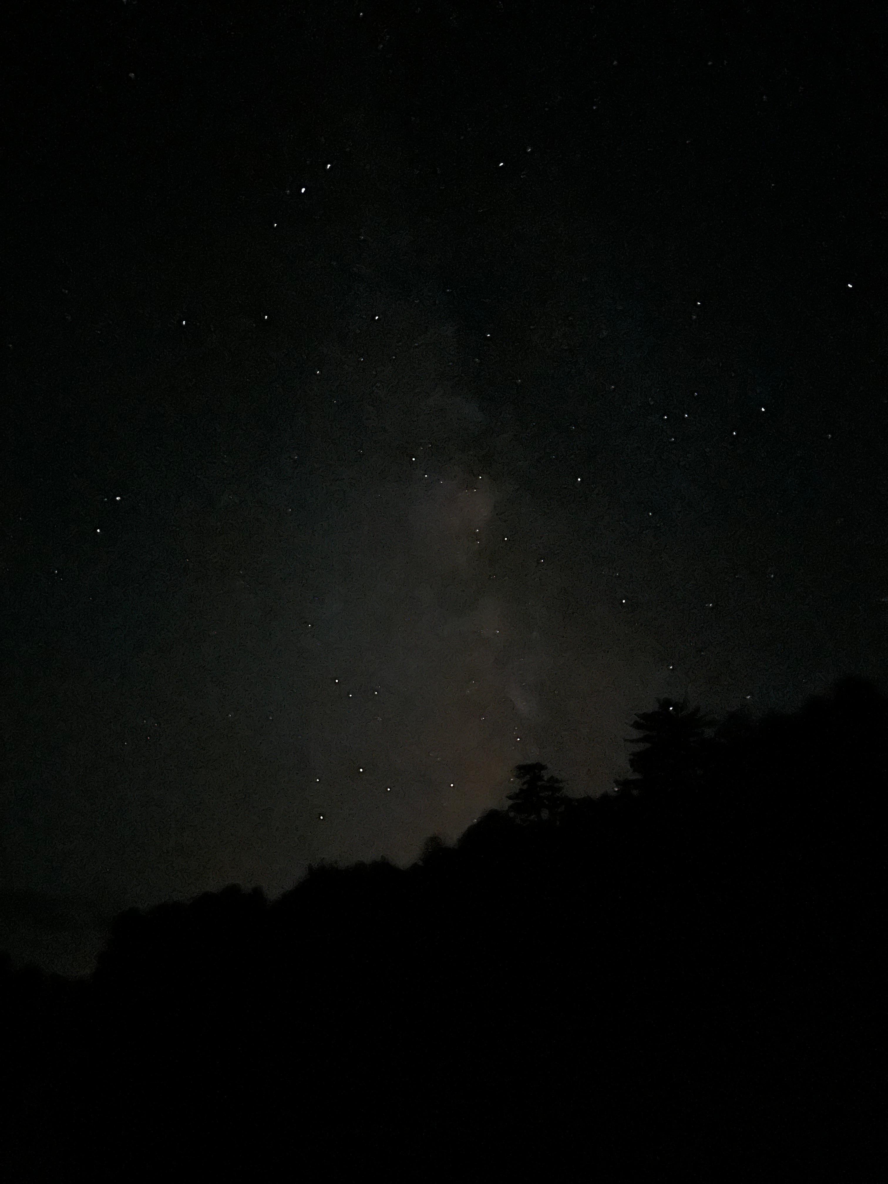 Milky Way seen from the dock 