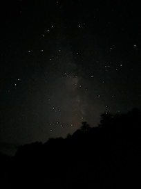 Milky Way seen from the dock
