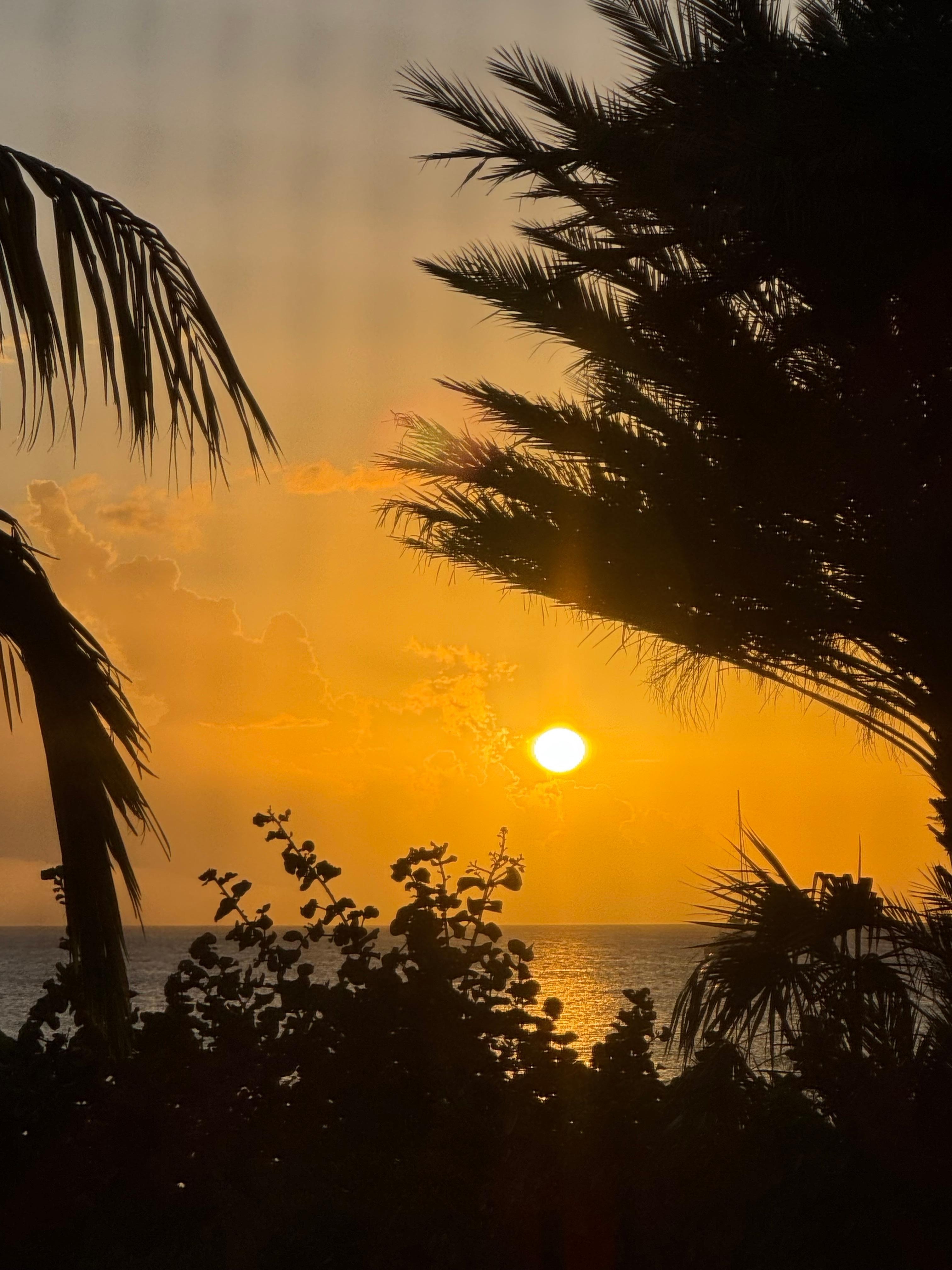 Sunset from our lanai