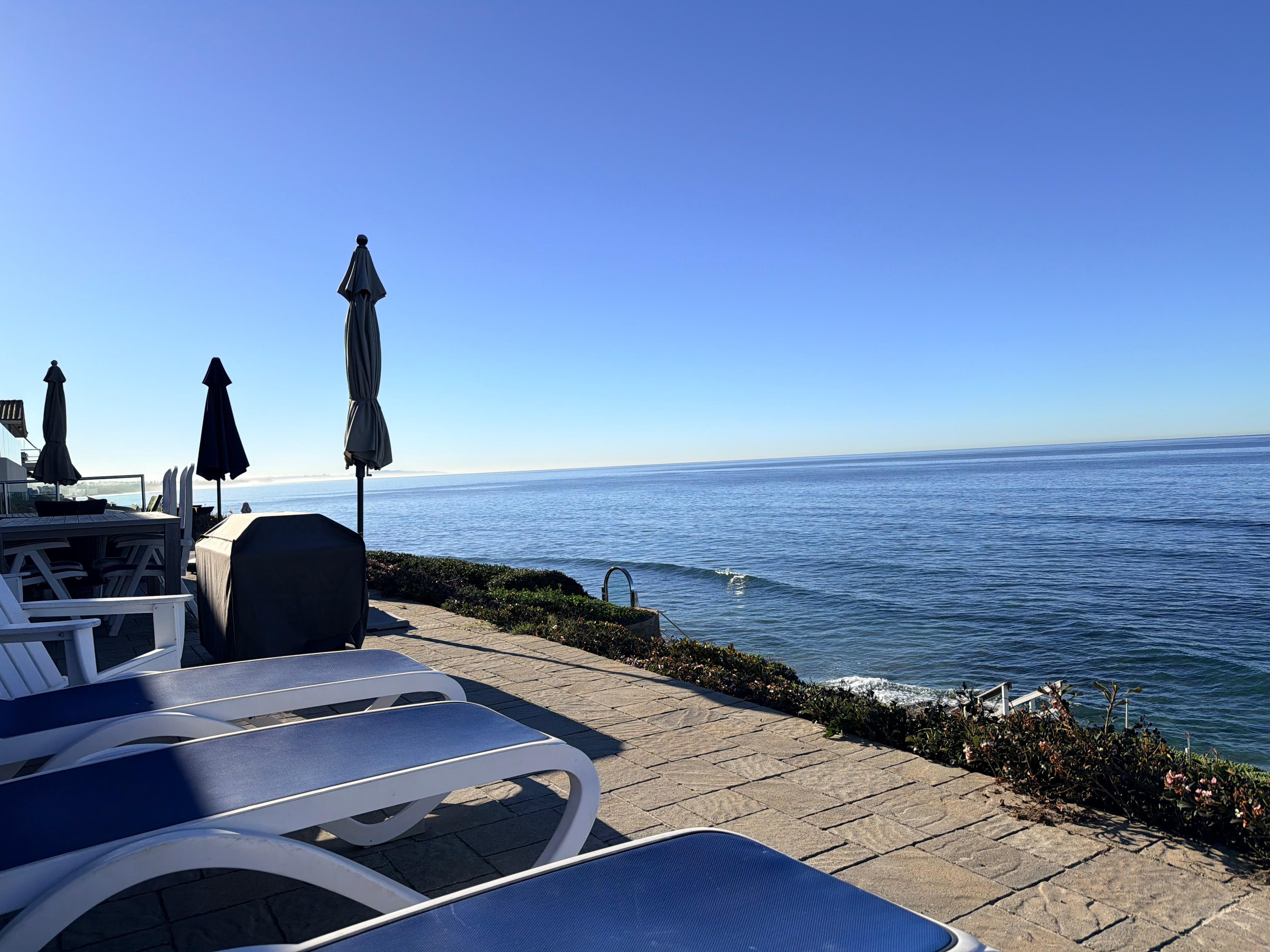 View from the back patio