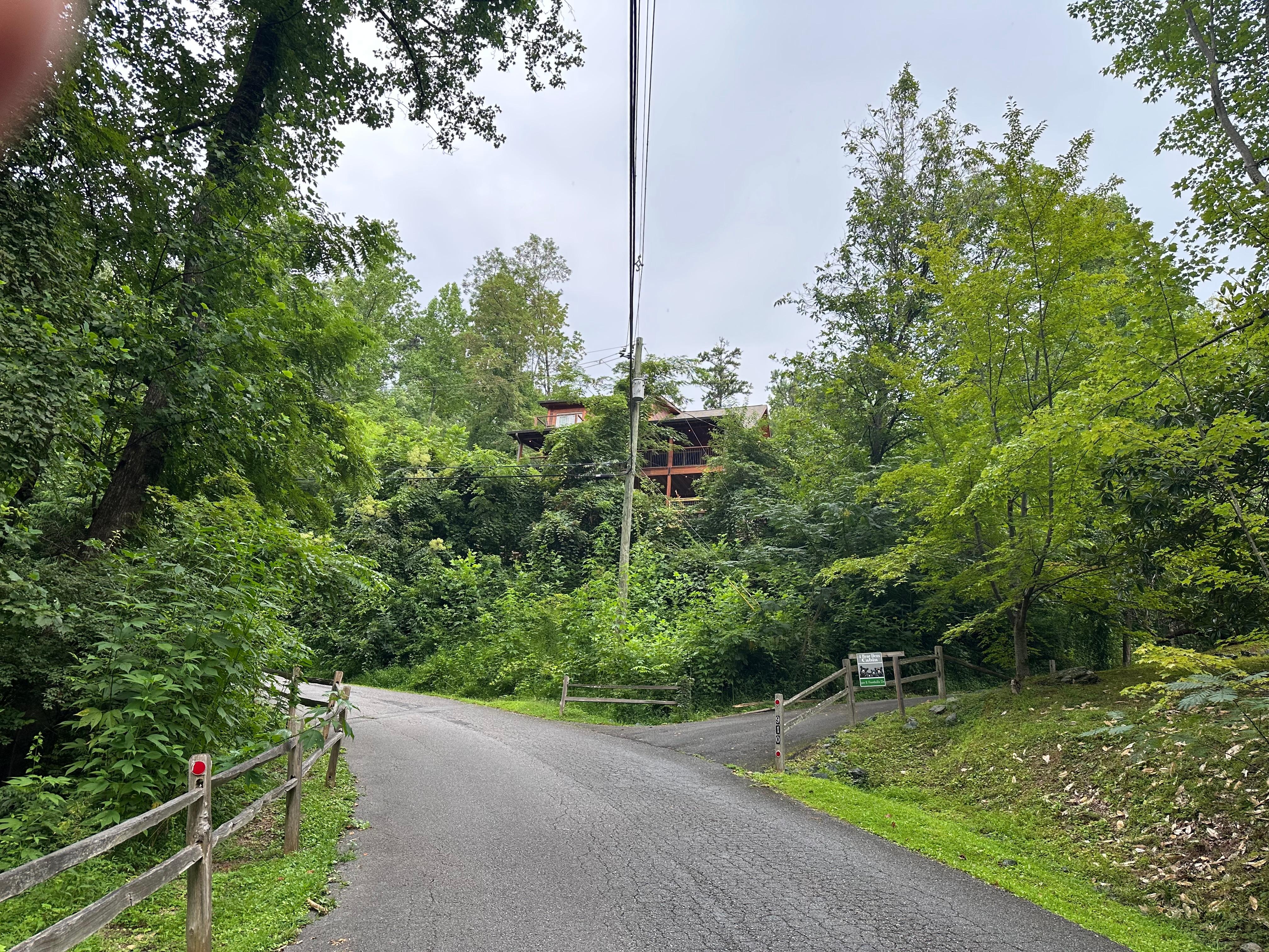 This is your view if you don’t count the woods.  No Mountain View at all