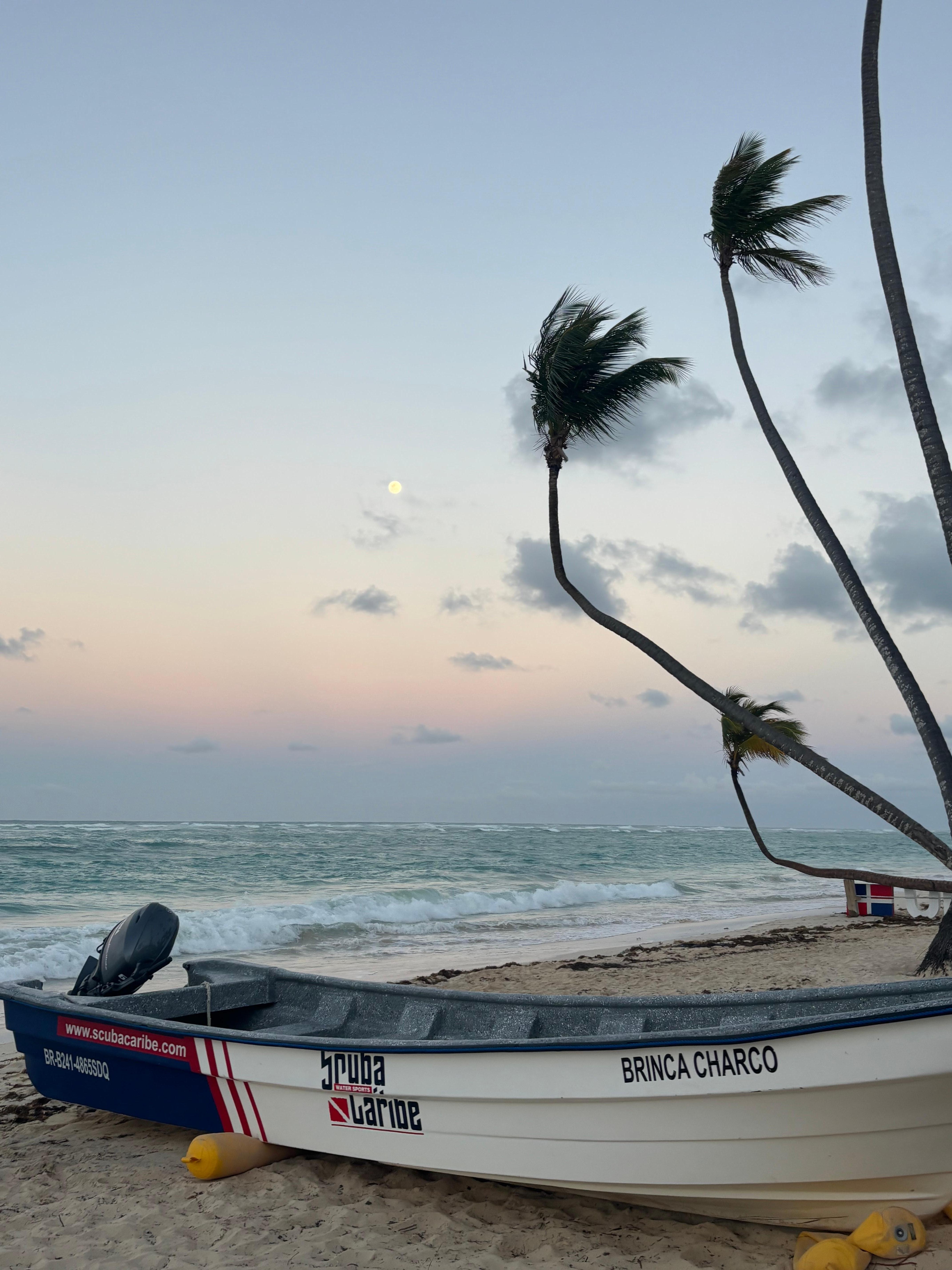 Just steps away from the resort. 