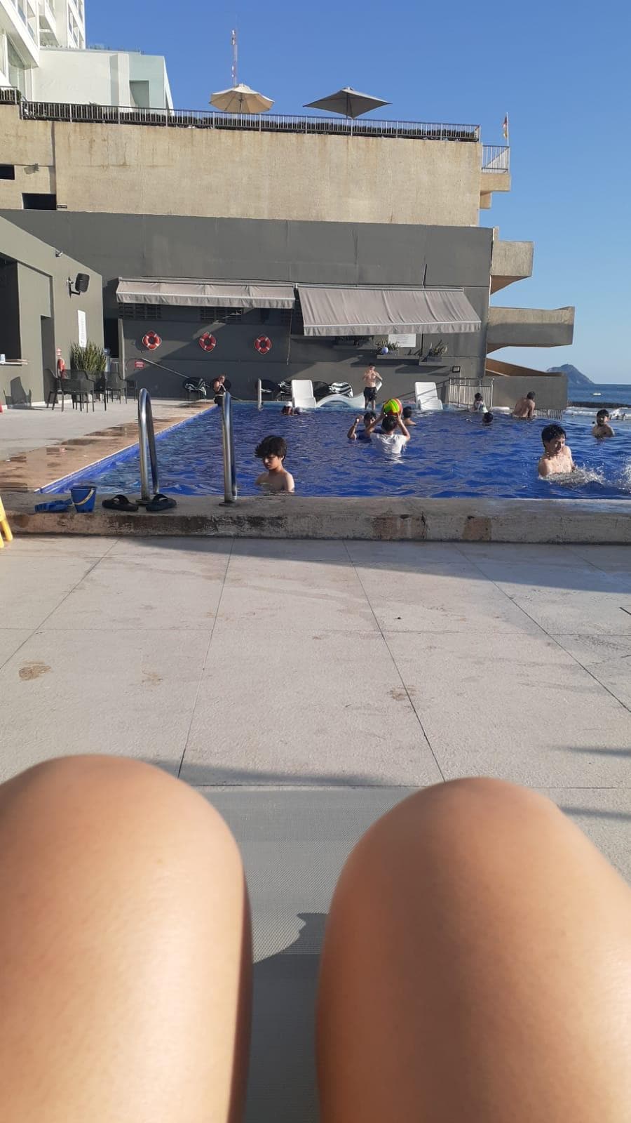 Estábamos muy agusto en la alberca, aunque estaba en remuneración el área