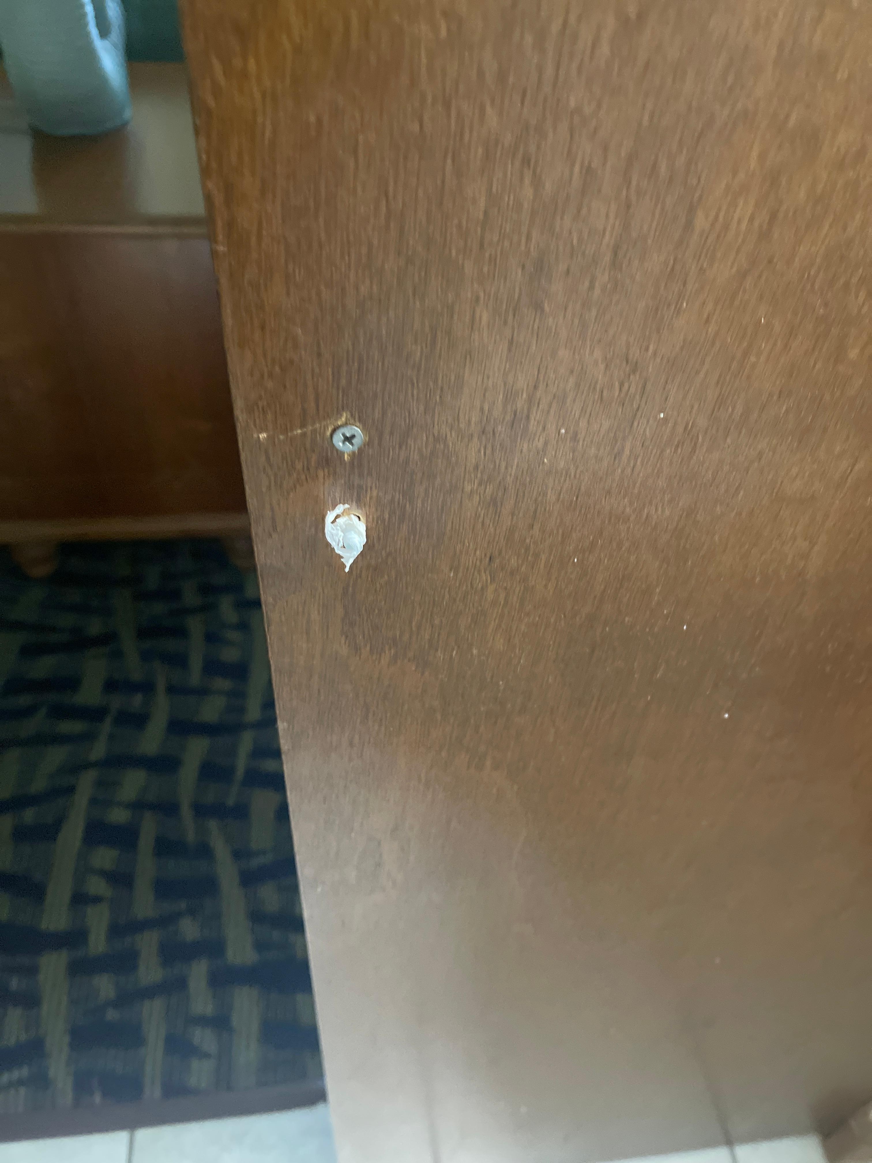 Broken door handle
