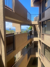 View from the 3rd story walkway by front door