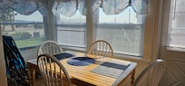 View was as advertised. Bright, sunny kitchen.