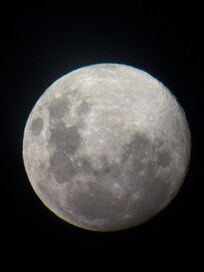 Moon by telescope