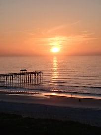 Sunrise from the balcony.