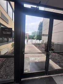 Pool closed and chained shut.