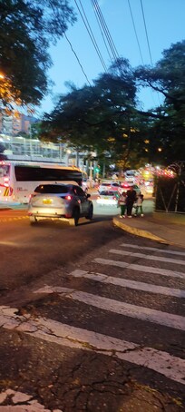 Parada autobus sistema metro