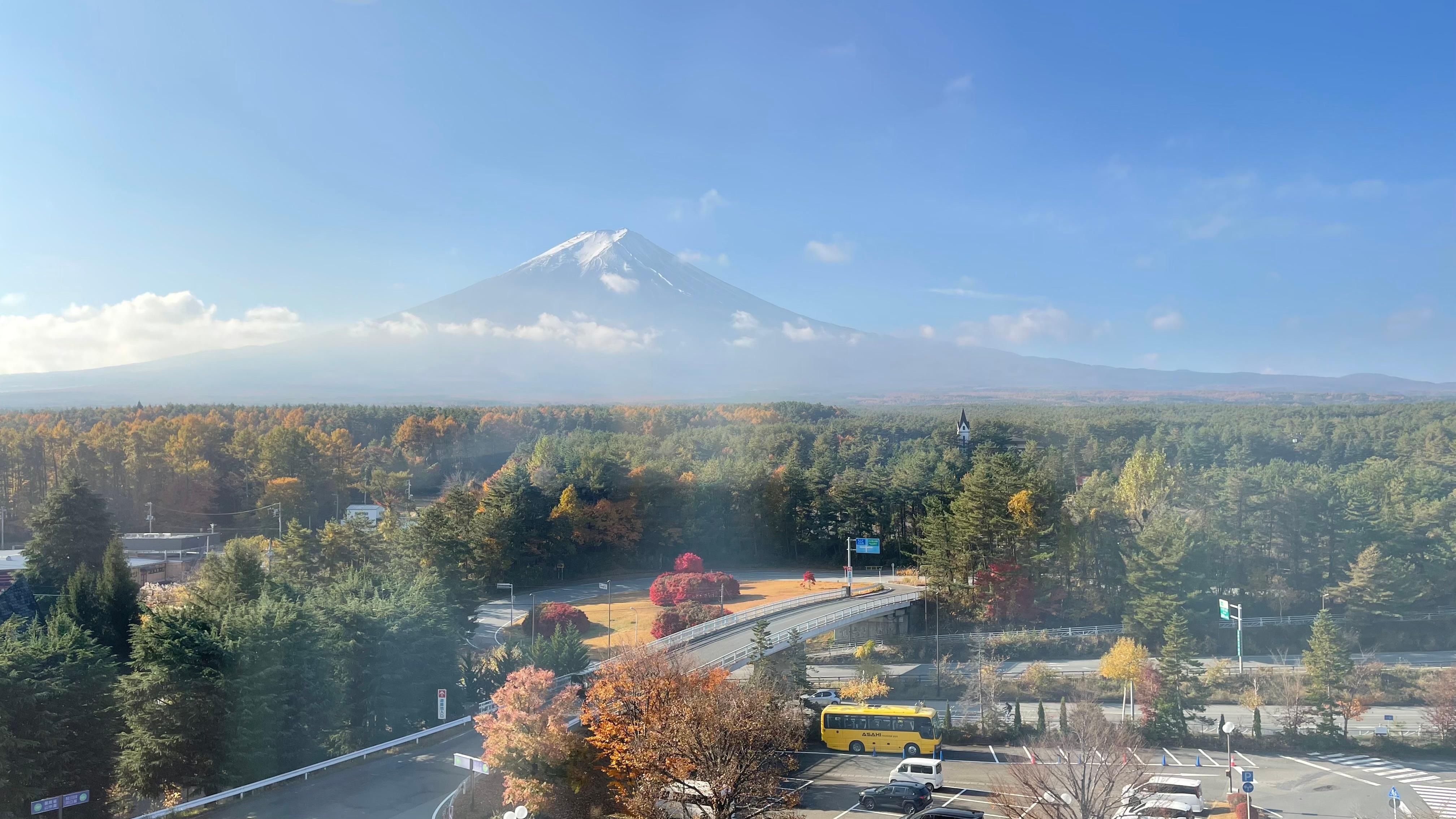 房間看出去的富士山
