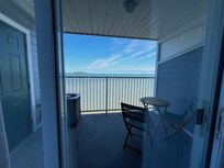 Balcony and lake view