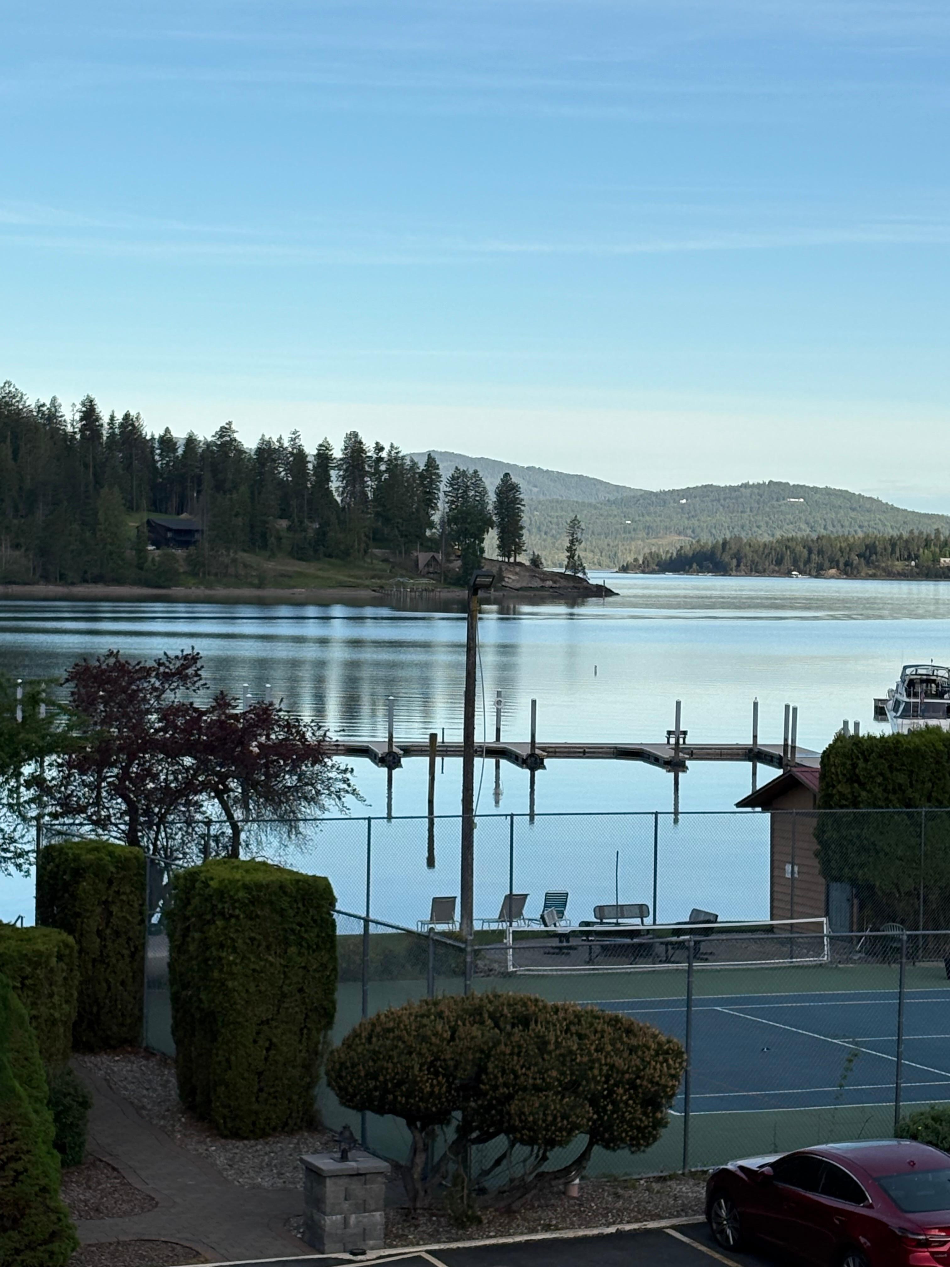 View from deck