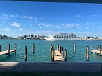 A view from the back patio